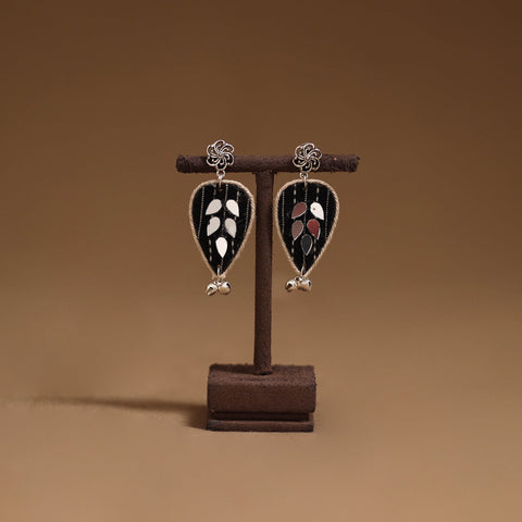 Yashvi mirror & ghungroo work gs fabart handmade earrings