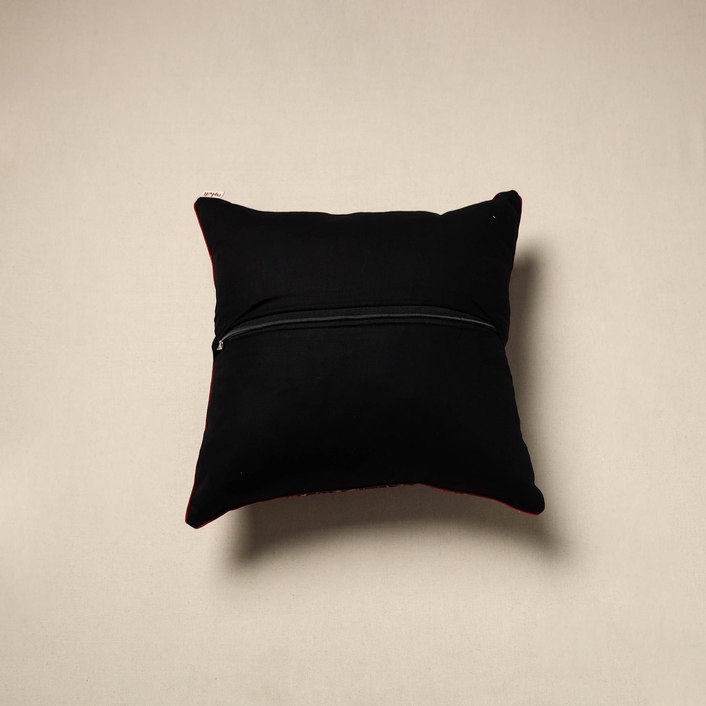 Cotton bagru cushion cover 81 - handcrafted