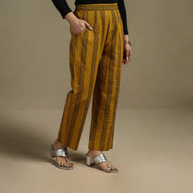 Block print cotton elasticated ajrakh palazzo 06 - s