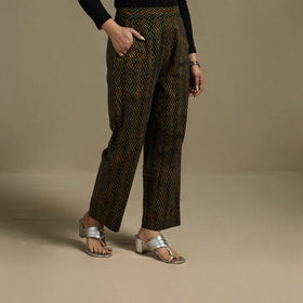 Block print cotton elasticated ajrakh palazzo 17 - s
