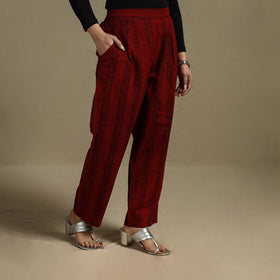 Block print cotton elasticated ajrakh palazzo 20 - s