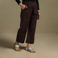 Block print cotton elasticated ajrakh palazzo 24 - s