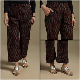Block print cotton elasticated ajrakh palazzo 24 - s
