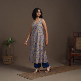 Cotton a-line sanganeri kurta 08 - handcrafted