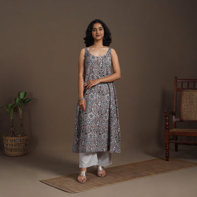 Cotton a-line sanganeri kurta 10 - handcrafted