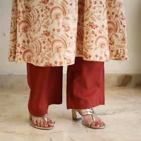 Cotton pedana kalamkari kurta set (set of 3) 02