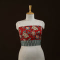 Block print cotton sanganeri blouse piece 03 - handcrafted