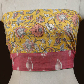 Block print cotton sanganeri blouse piece 11 - handcrafted