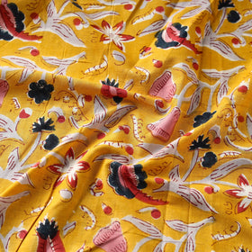 Block Print Cotton Sanganeri Fabric
