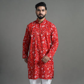 Shop Sanganeri Kurta for Men - Elegant Block Print Design