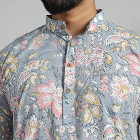 Shop Sanganeri Kurta for Men - Elegant Block Print Design