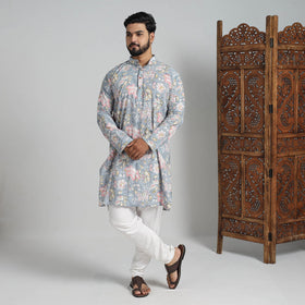 Shop Sanganeri Kurta for Men - Elegant Block Print Design