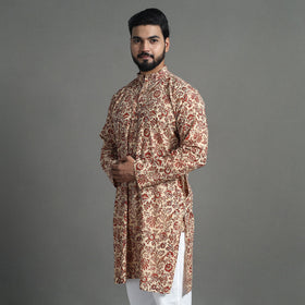 Block print cotton sanganeri kurta for men (long) 18