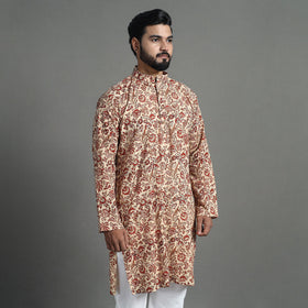 Block print cotton sanganeri kurta for men (long) 18