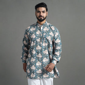 Shop Sanganeri Kurta for Men - Elegant Block Print Design