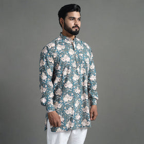 Shop Sanganeri Kurta for Men - Elegant Block Print Design