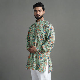 Cotton sanganeri kurta for men (short) 03 - handcrafted