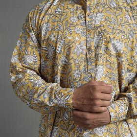 Shop Sanganeri Kurta for Men - Elegant Block Print Design
