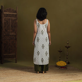 Cotton straight sanganeri kurta 14 - handcrafted