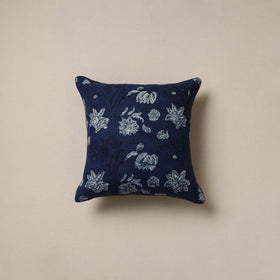 Indigo bagru cushion cover 15 - handcrafted