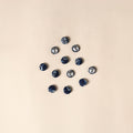  Blue Handmade Fabric Button Small at iTokri