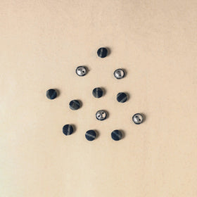 1.5cm handmade fabric small button (set of 12) 12
