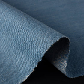  2/40 Twill Cotton Handspun Handloom Natural Dyed Plain Fabric 05 