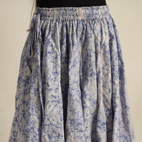 Blue 24 Kali Patchwork Batik Print Cotton Long Skirt