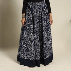 24 Kali Patchwork Batik Print Cotton Long Skirt 20