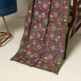 Blue - 2pc cotton unstitched jacquard dress material