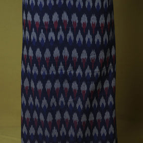 Blue - 2pc cotton unstitched pochampally ikat dress