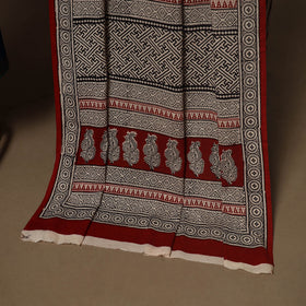 Blue - 2pc handloom cotton unstitched mangalagiri dress