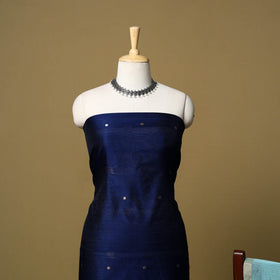 2pc handloom zari buta unstitched chanderi silk dress