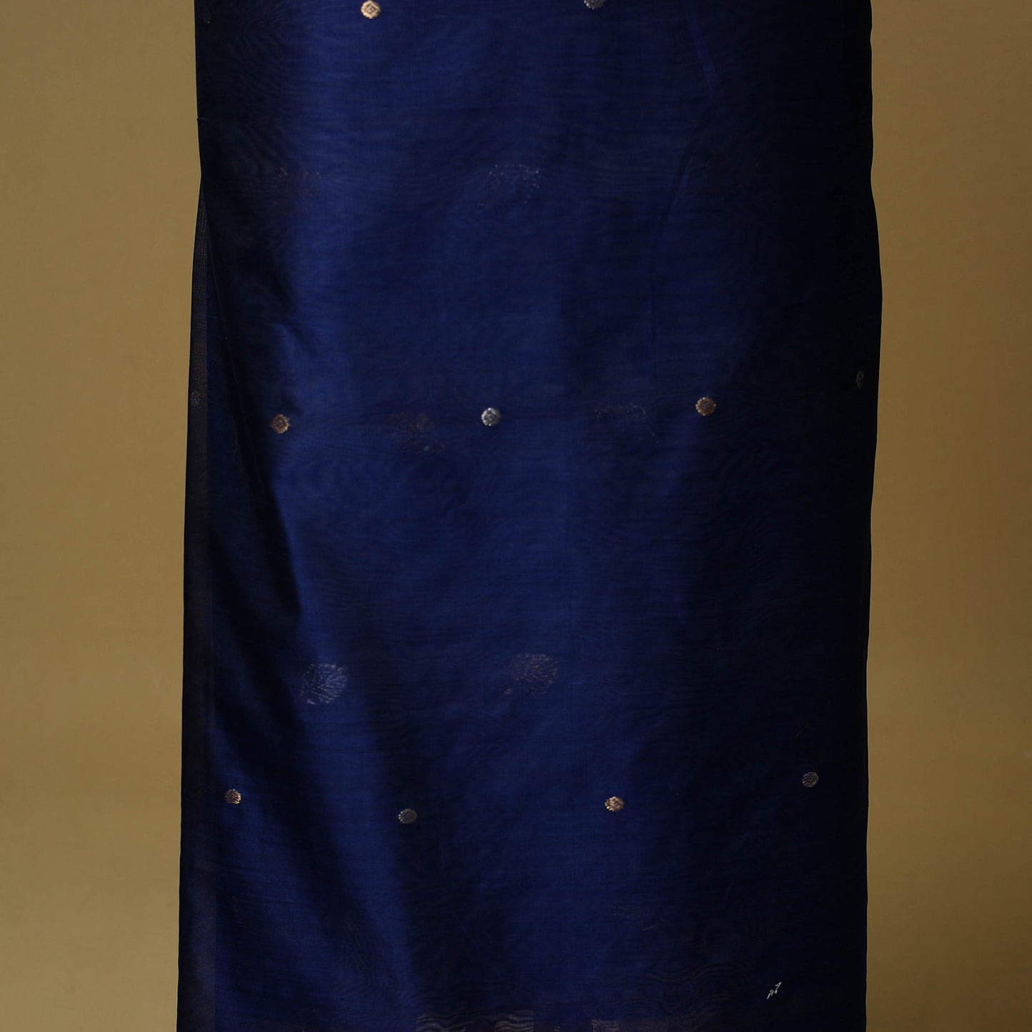 2pc handloom zari buta unstitched chanderi silk dress