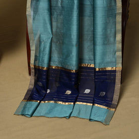 2pc handloom zari buta unstitched chanderi silk dress