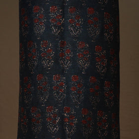 Blue - 2pc linen silk natural dyed unstitched dress