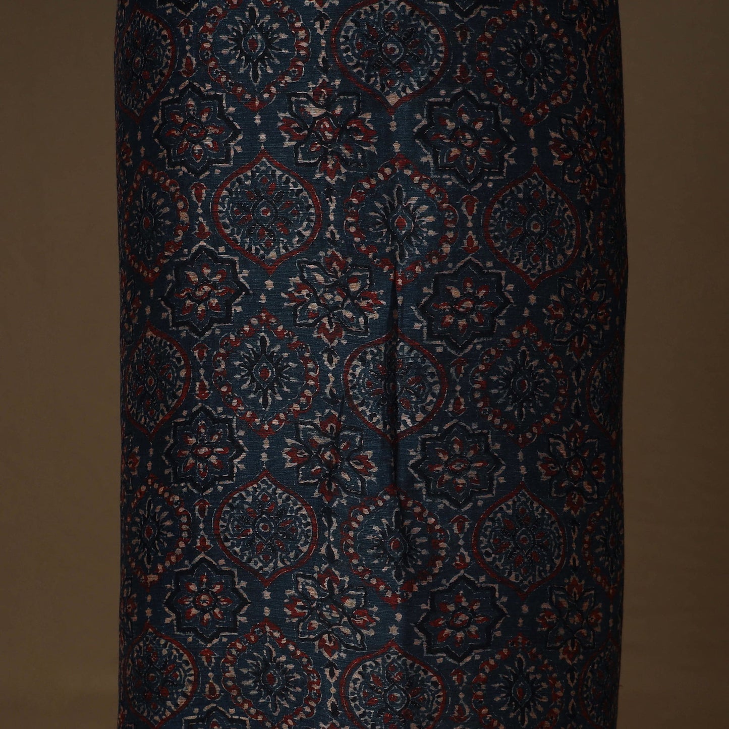 Blue - 2pc linen silk natural dyed unstitched dress