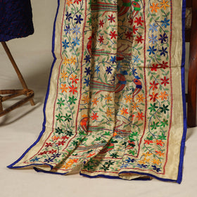 Blue - 2pc unstitched bandhani dress material