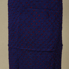 Blue - 2pc unstitched bandhani dress material