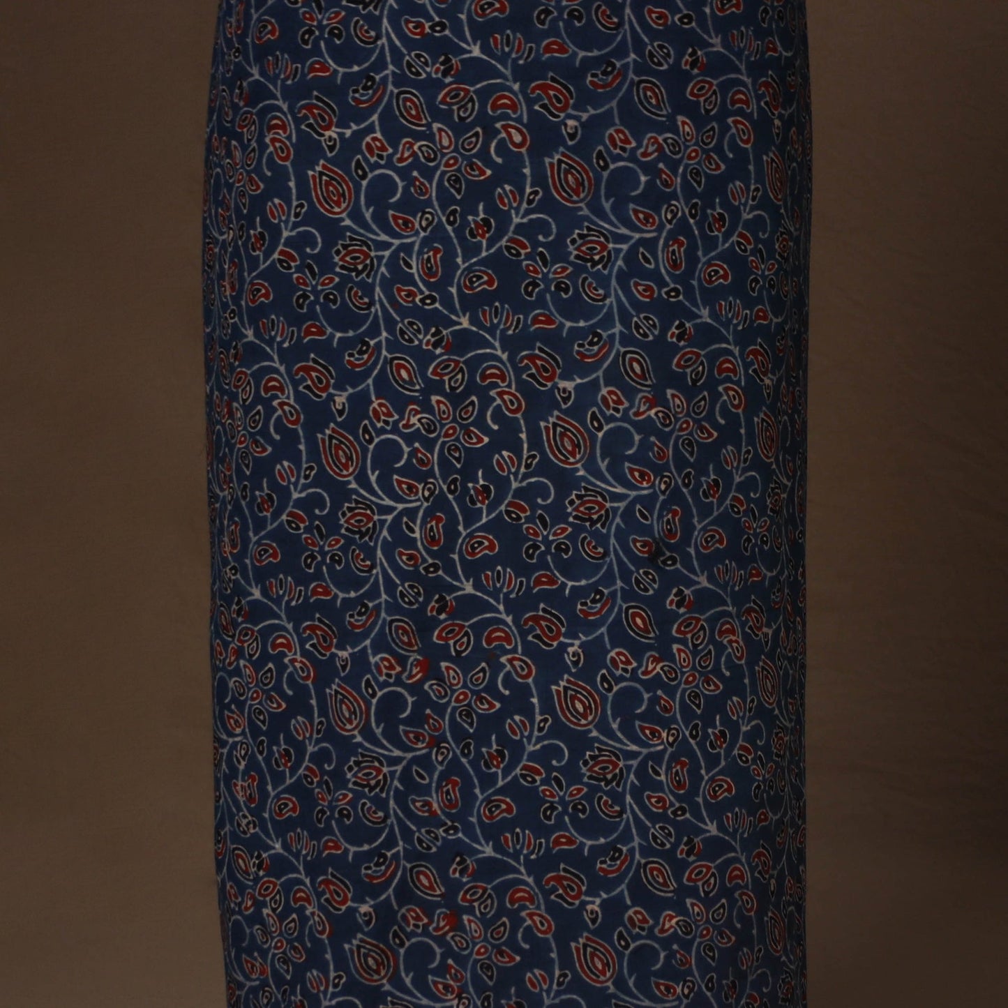 Blue - 2pc unstitched dress material with jewellery set 30