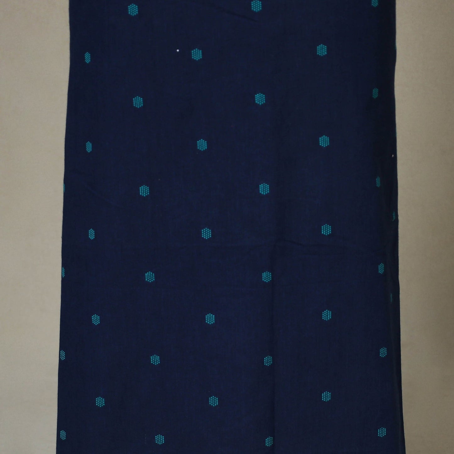 Blue - 2pc unstitched jacquard dress material