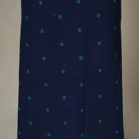 Blue - 2pc unstitched jacquard dress material