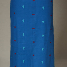 Blue - 2pc unstitched jacquard dress material