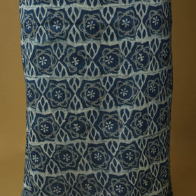 Blue - 3pc akola printed chanderi silk unstitched suit