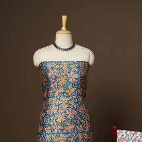 3pc chanderi silk unstitched hand sanganeri dress material