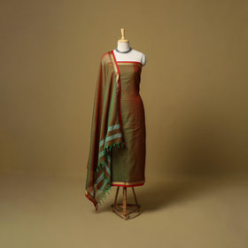 3pc cotton unstitched dharwad dress material with border 02