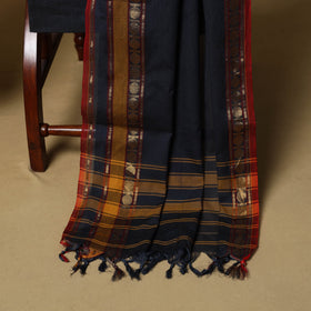 3pc cotton unstitched dharwad dress material with border 02