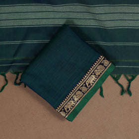 Blue - 3pc cotton unstitched dharwad dress material