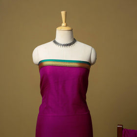 3pc cotton unstitched dharwad dress material with border 05