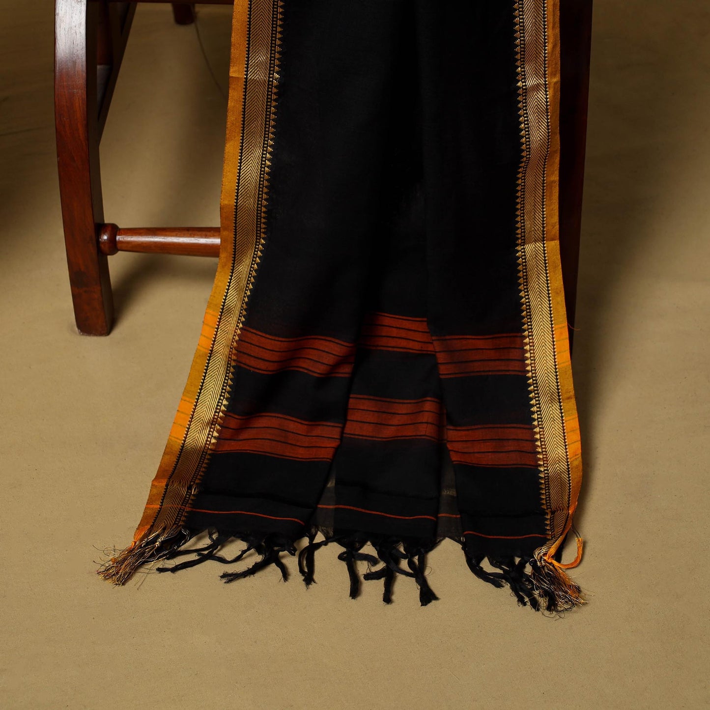 3pc cotton unstitched dharwad dress material with border 06